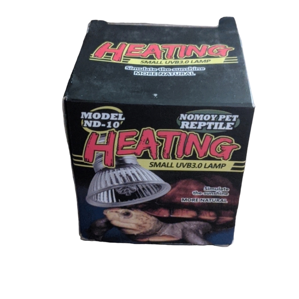 NomoyPet Small Reptile Turtle Lamp Uva Uvb 3.0 ND-10 (50w) Brand New.